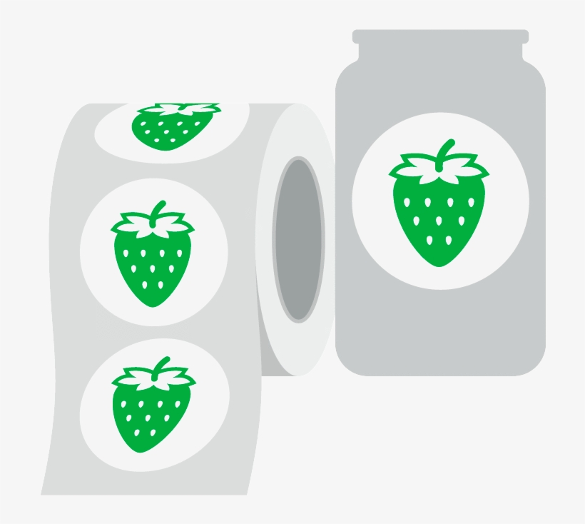 Custom Mason Jar Label - Label, transparent png download