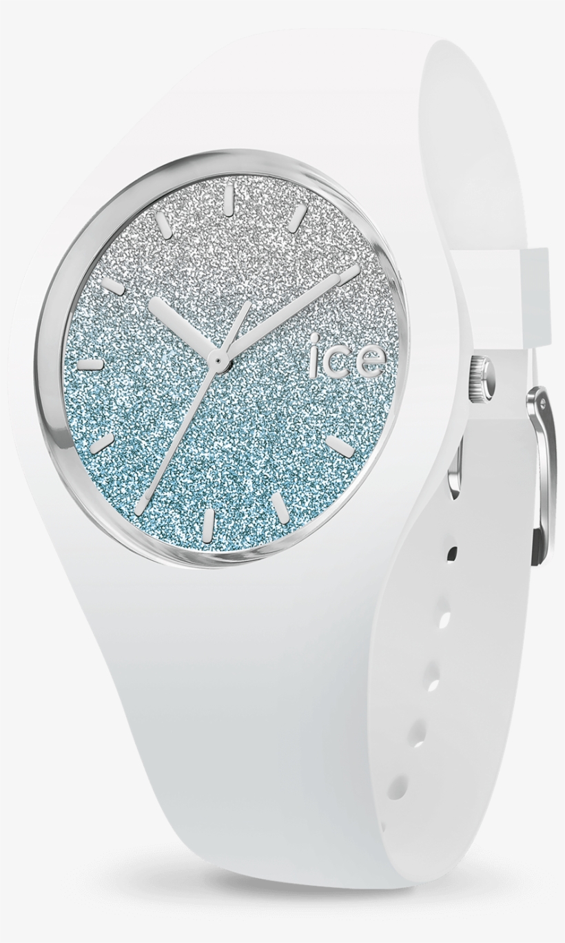 Ice Lo - White Blue - Ice Watch Glitter Green, transparent png download