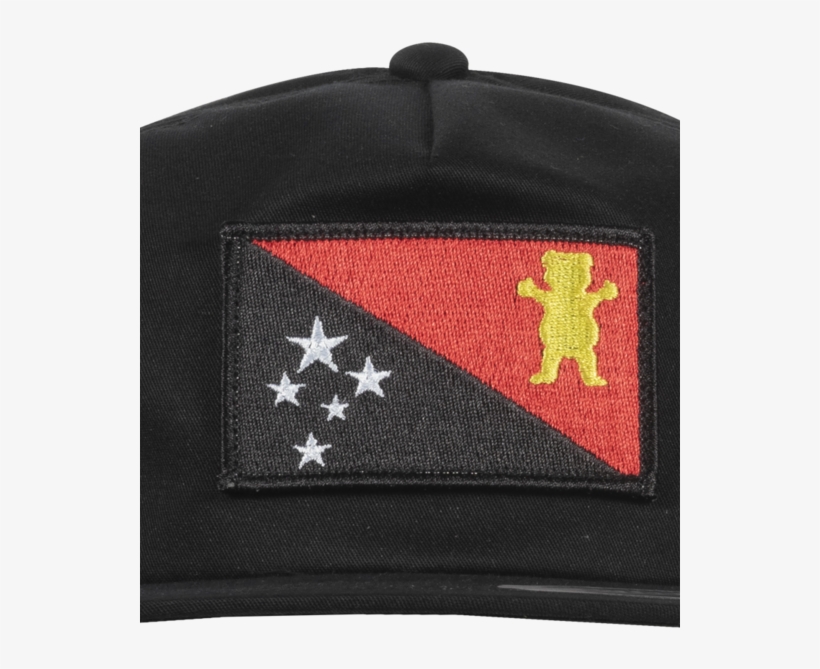 Black Scale Grizzly Griptape Flag Snapback Hat Mens - Emblem, transparent png download