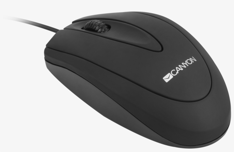 Компьютерная Мышь Canyon Cne-cms1 Black Блокнот Printio - Canyon Mouse, transparent png download