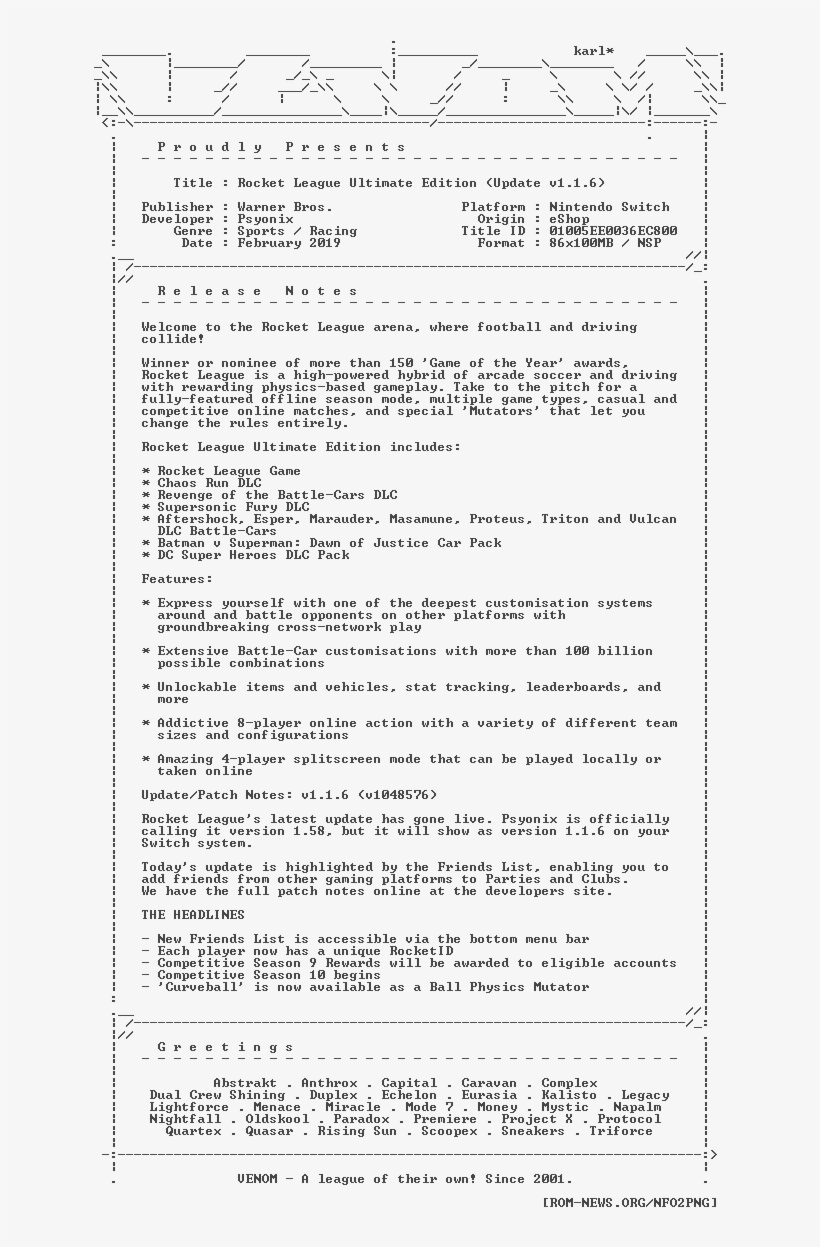 Rocket League Ultimate Edition Update V1 - Document, transparent png download