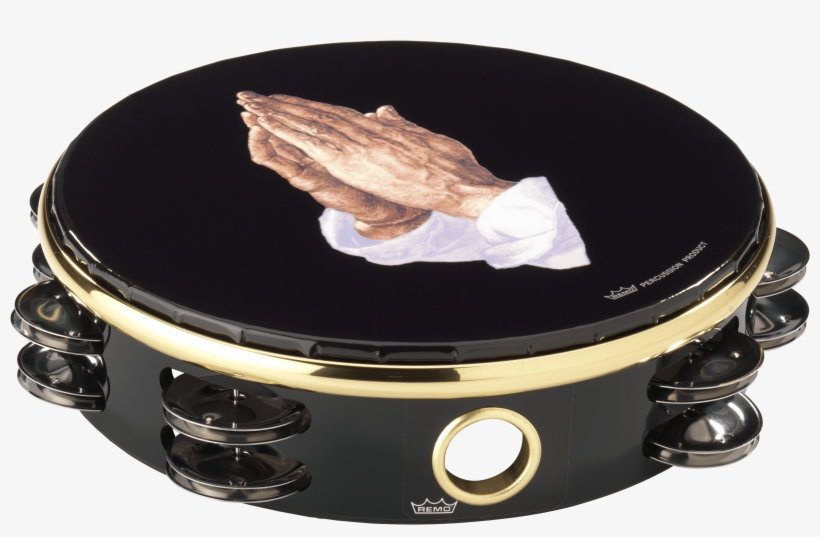 Remo Praise Tambourine-praying Hand , 8" - Pandero Remo 8 Pulgadas, transparent png download