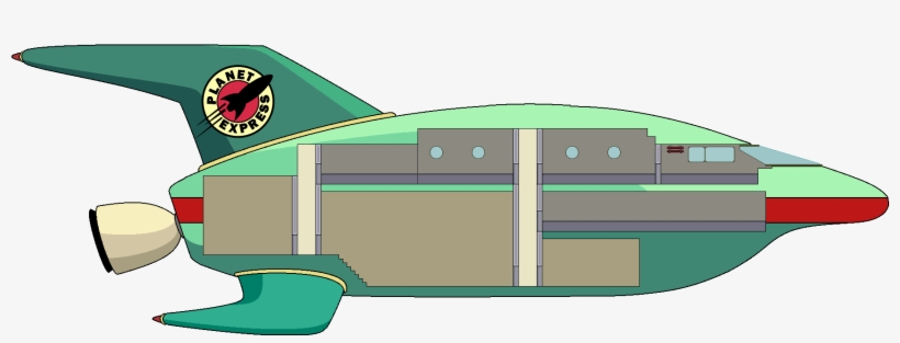 All Aboard The Planet Express - Rocket, transparent png download