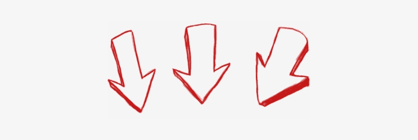 Setas Indicando Botão De Compra - Three Arrow Down Png, transparent png download