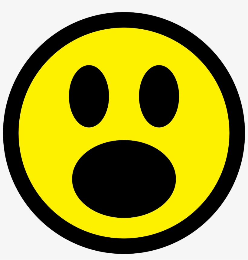 Smiley Emoticon Astonished - Estados De Animo Asombrado, transparent png download