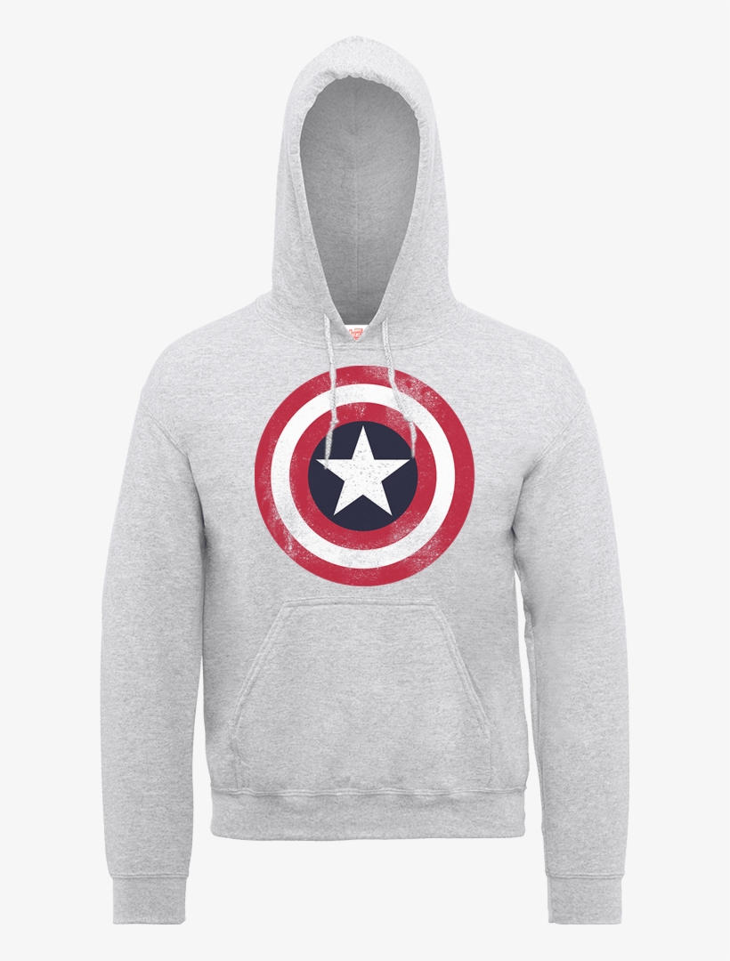 Marvel Avengers Assemble Captain America Distressed - Captain America Symbol, transparent png download