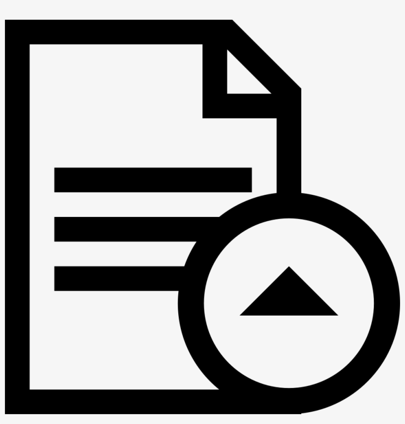 Document Text Up Button Comments - Terms Of Service Icon, transparent png download