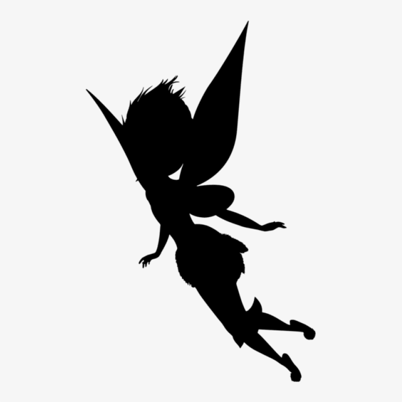 Free Png Fairy Silhouette Transparent Png - Silhouette Free Fairy Clipart, transparent png download
