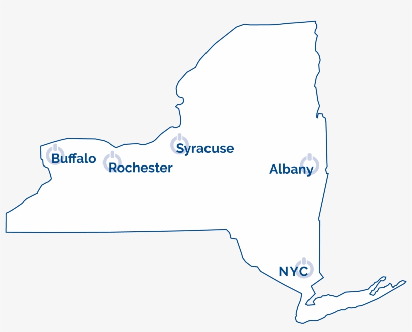 Rss Map Ny V3 - New York, transparent png download