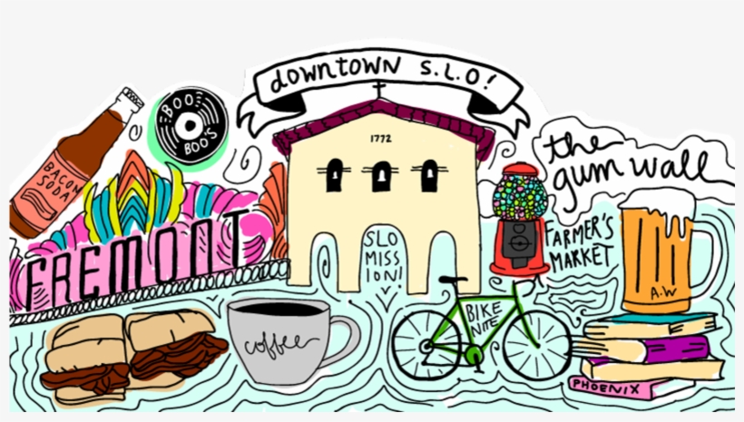 San Luis Obispo Graphic, transparent png download