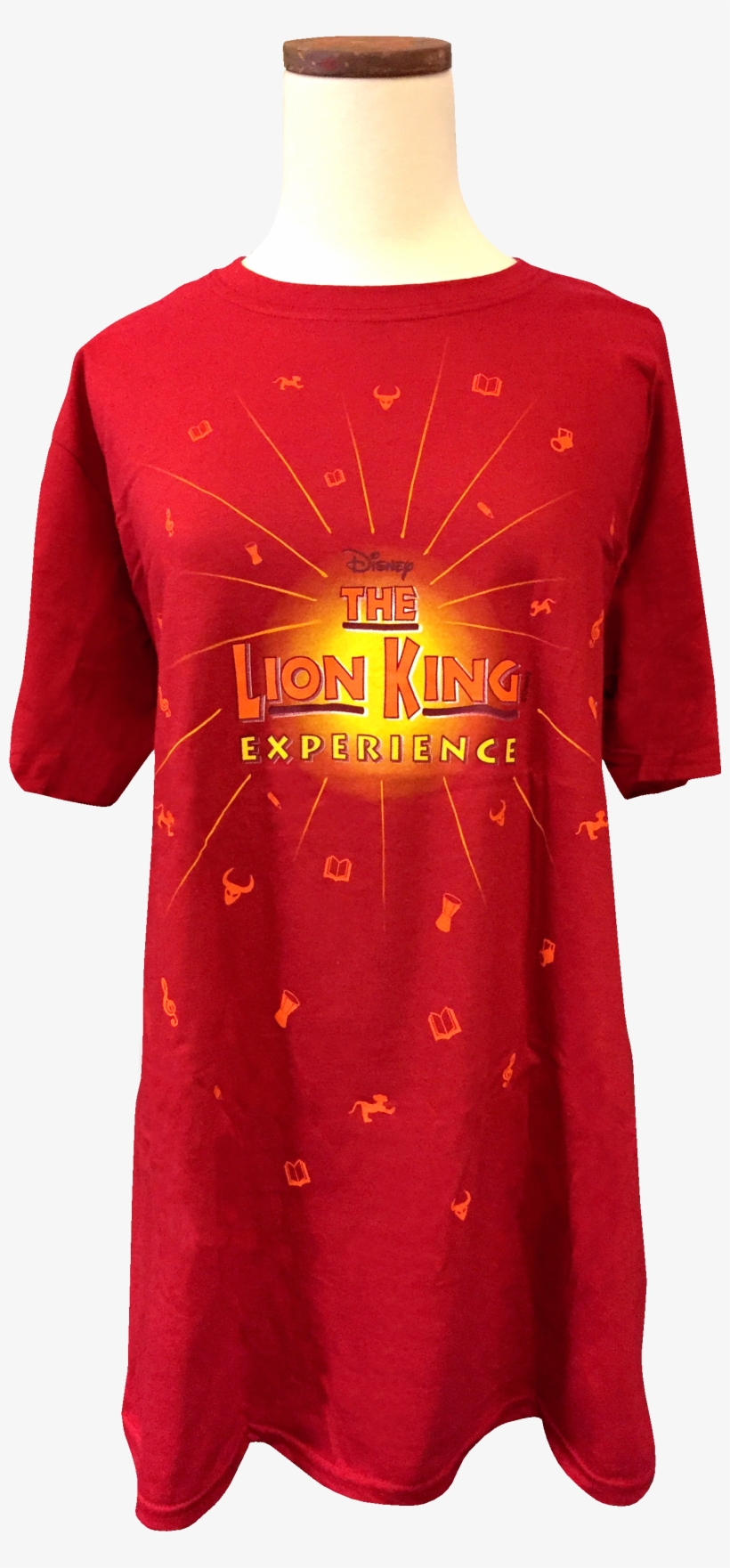 The Official Lion King Experience Logo T Shirt For - Active Shirt, transparent png download