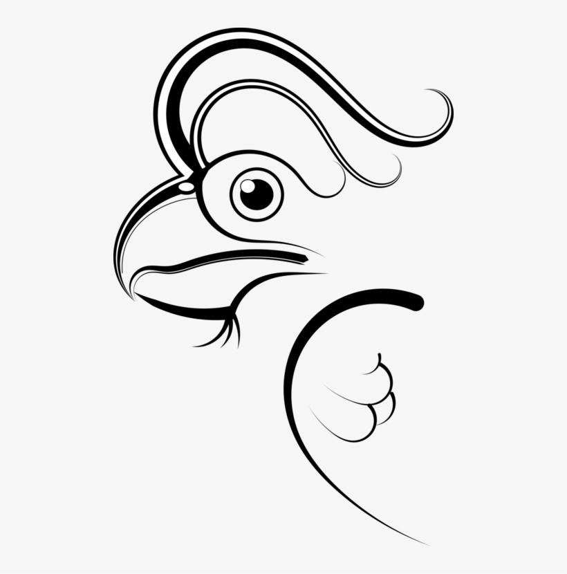 Drawn Chick Egg Png - Line Art, transparent png download