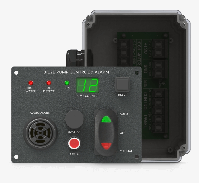 Control Panel, Junction Box, Pump Mounting Bracket - Electronics, transparent png download
