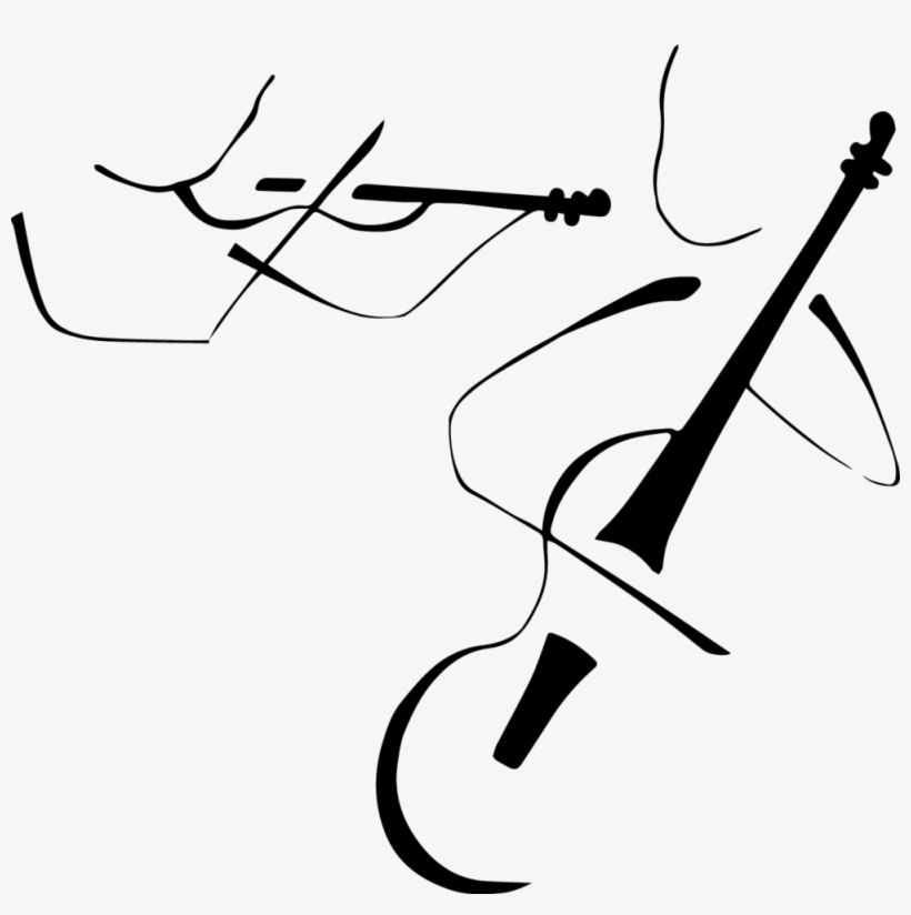 Violin And Base - Violin, transparent png download