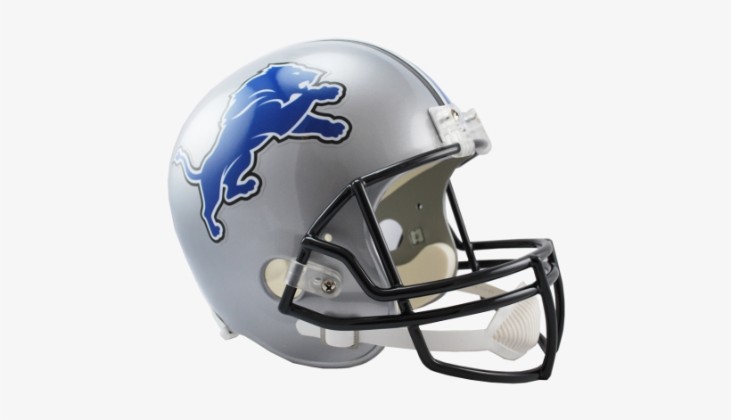 Detroit Lions Full Size Replica Football Helmet, transparent png download