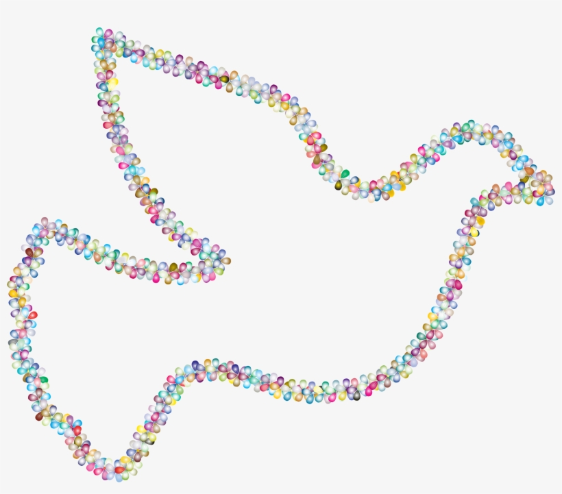 Big Image - Peace Dove Outline Png, transparent png download