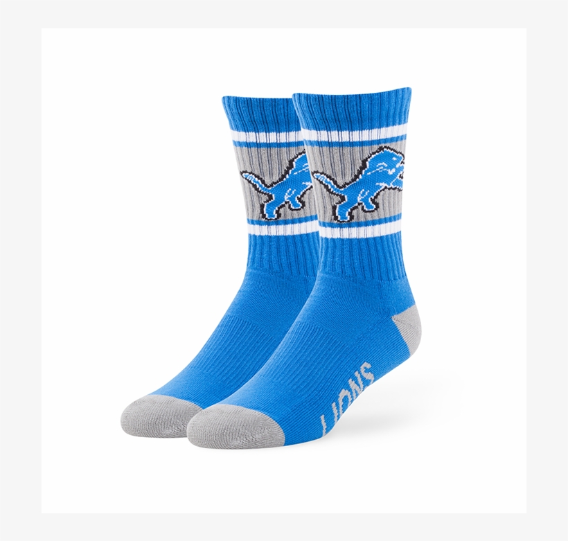 Detroit Lions '47 Duster Mens Crew Socks - Detroit Lions Duster Sport Socks Blue Raz 47 Brand, transparent png download