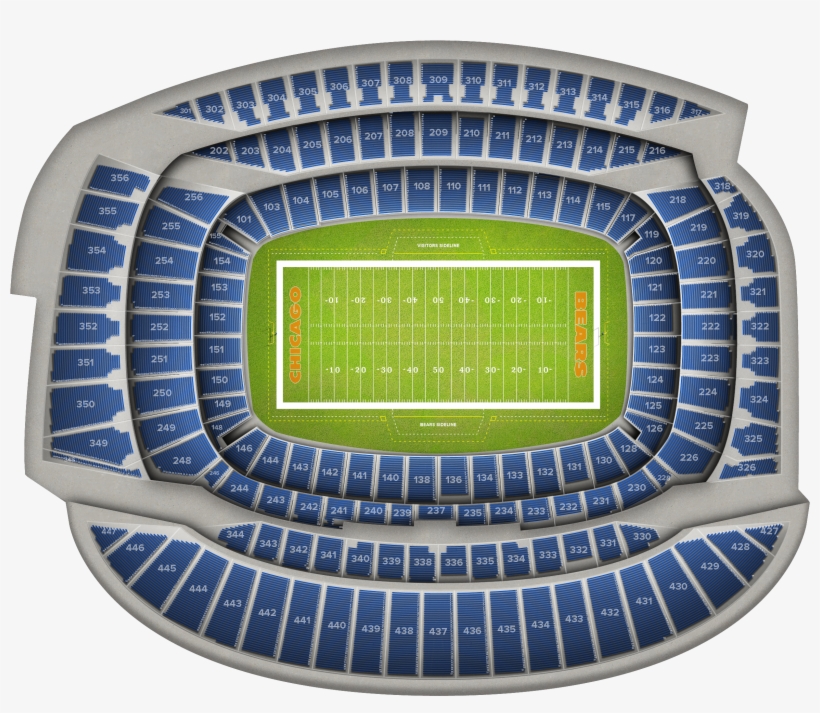 Detroit Lions At Chicago Bears At Soldier Field Nov - Soldier Field, transparent png download