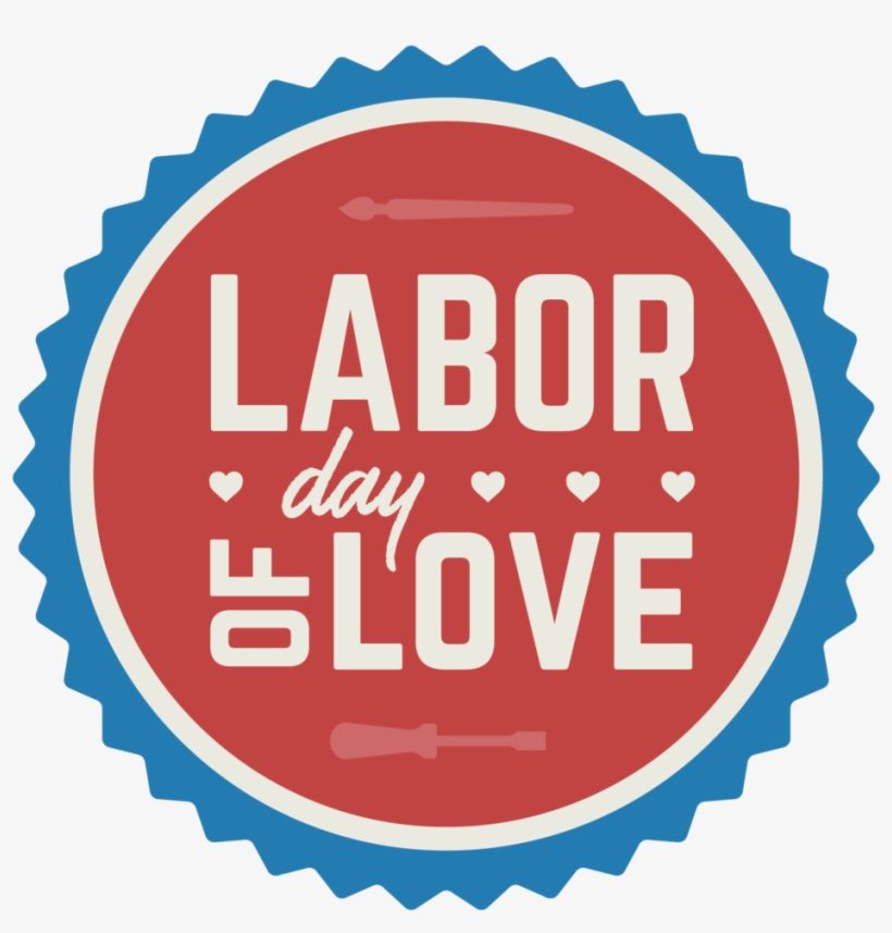 Labordayoflove Logo Badge Color Small - Logo, transparent png download