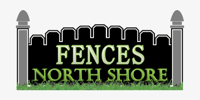 Fences North Shore Logo Grey - Graphic Design, transparent png download