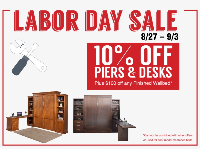 Wallbeds Labor Day Sale - Salciccium, transparent png download