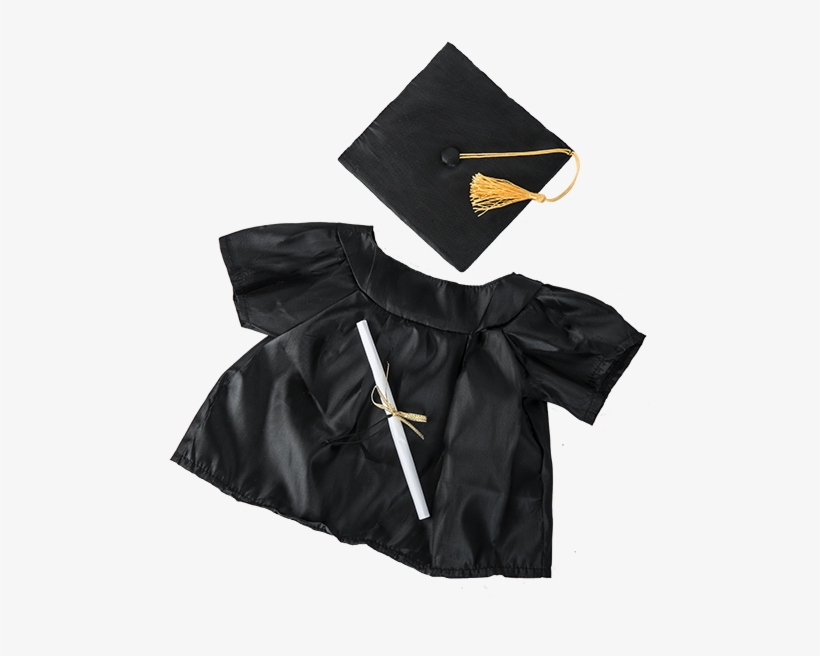 Graduation Cap Gown And Tassel - Teddy Mountain Graduation Gown Fits Most 14 - 18 Stuffed, transparent png download