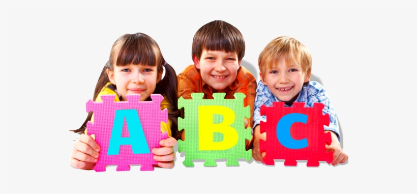 Three Kids Holding An Alphabet Puzzle - Od A Do Z Kl. 2 - Kp Do Matematyki Didasko, transparent png download