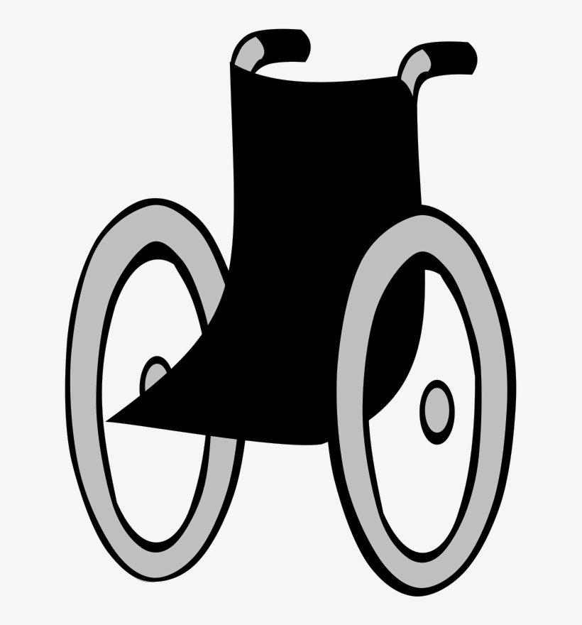 A Regular Wheelchair - Wheelchair Clipart, transparent png download