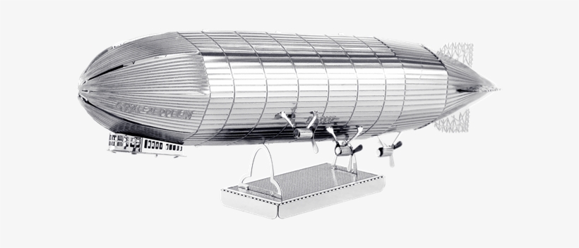 Metal Earth Aviation - Fascinations Metal Earth Graf Zeppelin 3d Laser Cut, transparent png download