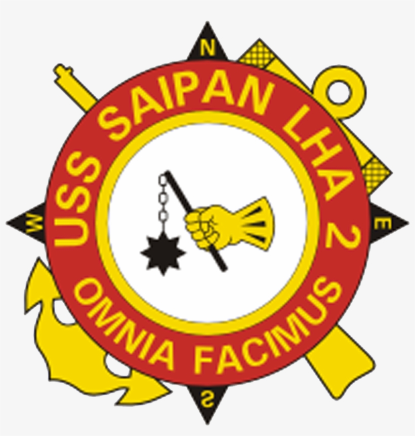 Uss Saipan Coa - Uss Saipan Logo, transparent png download