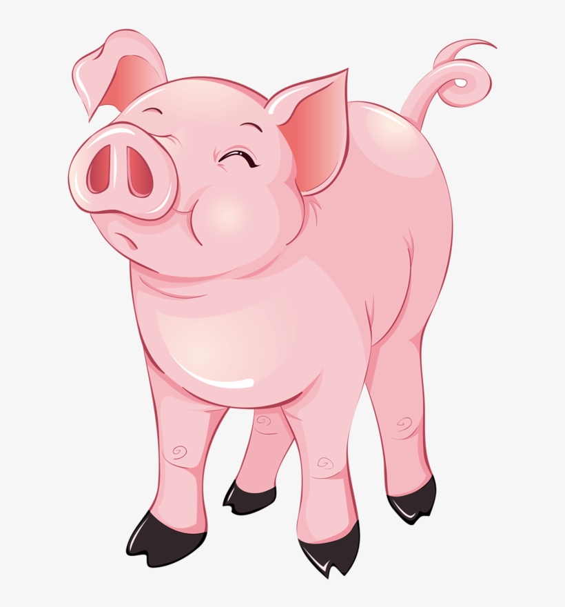 Clipart Pig Hair - Clipart Pig, transparent png download