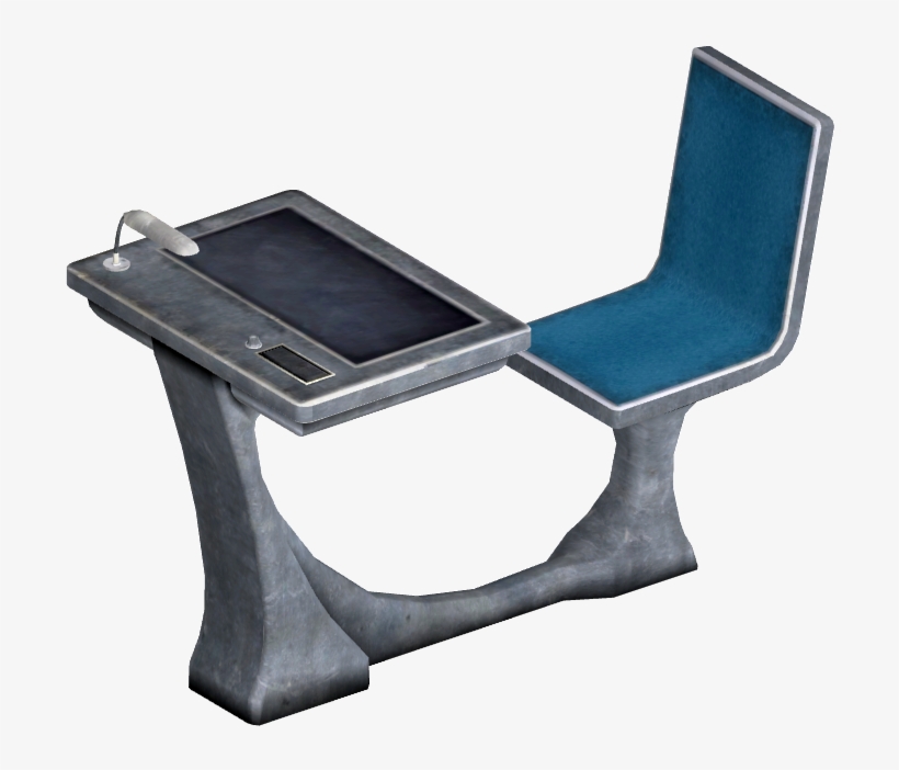 Vault School Desk - Fallout 4 Vault Desk, transparent png download