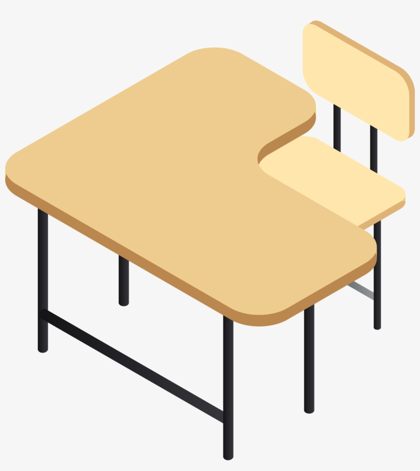 School Desk Png, transparent png download