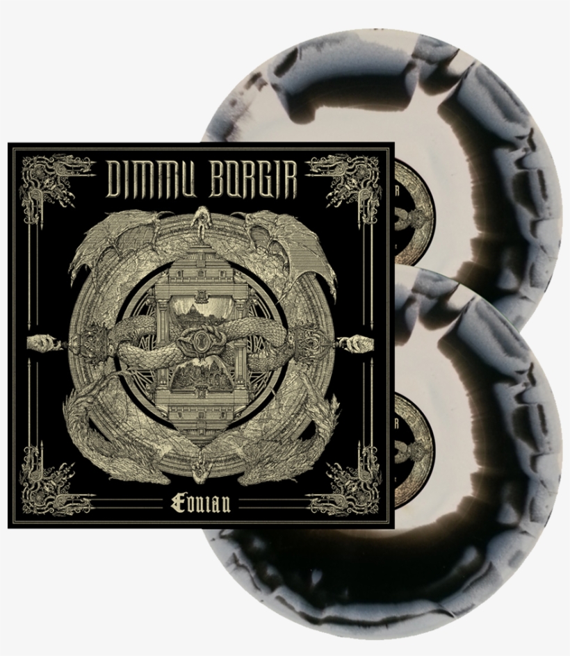Eonian Bone & Black Swirl Vinyl Lp - Dimmu Borgir Eonian Vinyl, transparent png download