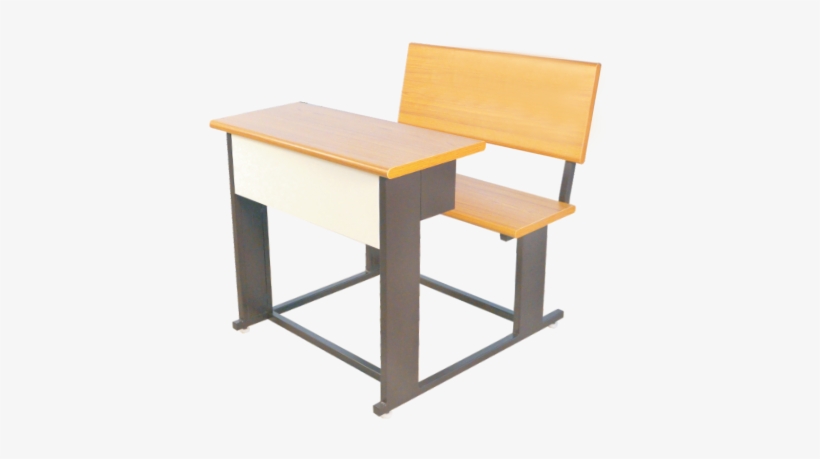 Varpar Wood, Iron School Desk - School, transparent png download