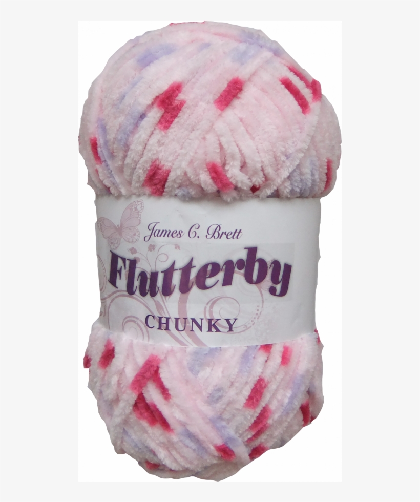 Flutterby Chunky Yarn - James C. Brett Flutterby Chunky - 02 - Super Chunky, transparent png download