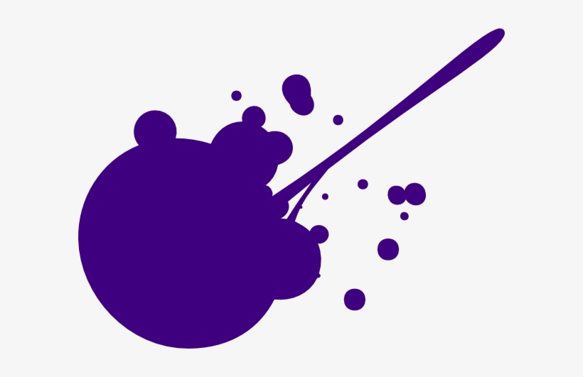 Splatter Clipart Magenta Paint - Splatter Png Red Paint, transparent png download