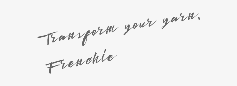 Transform Your Yarn Banner - Calligraphy, transparent png download