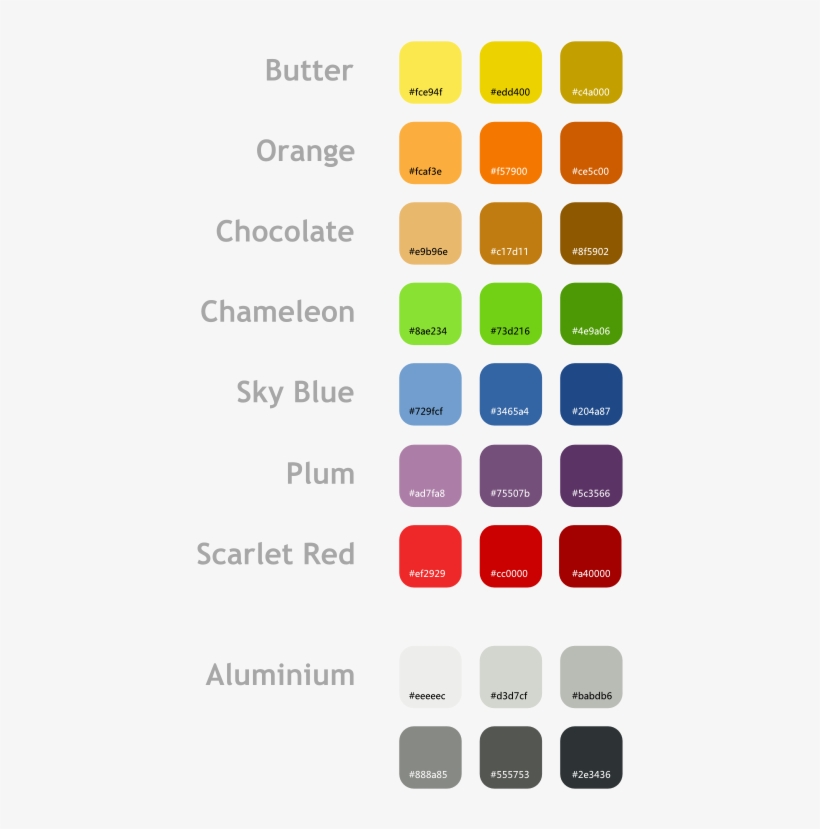 Tango-palette - Scribus Portable, transparent png download