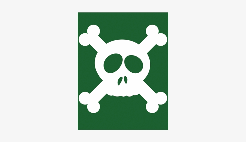 Skull & Bones Stencil - Art, transparent png download