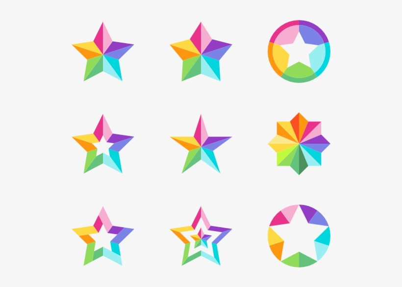 Star Set - Graphic Design, transparent png download