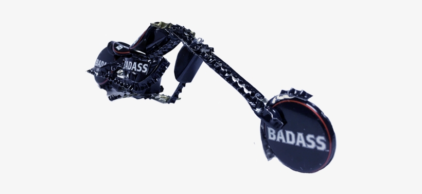 Badass Bottle Cap Chopper - Bottle Cap, transparent png download