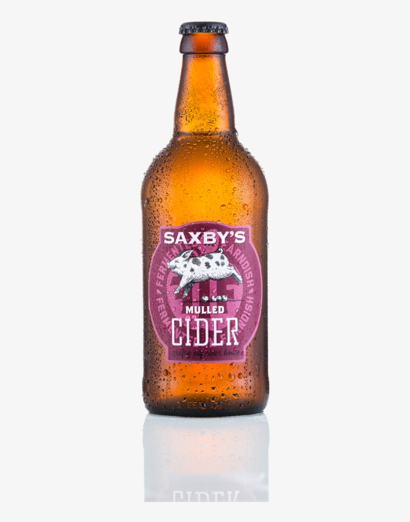 Saxbys Cider Mulled Bottle Sq - Mulling Spices, transparent png download