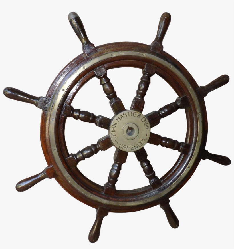 #vintagebeginshere At Www - Ships Wheel Ornament Uk, transparent png download