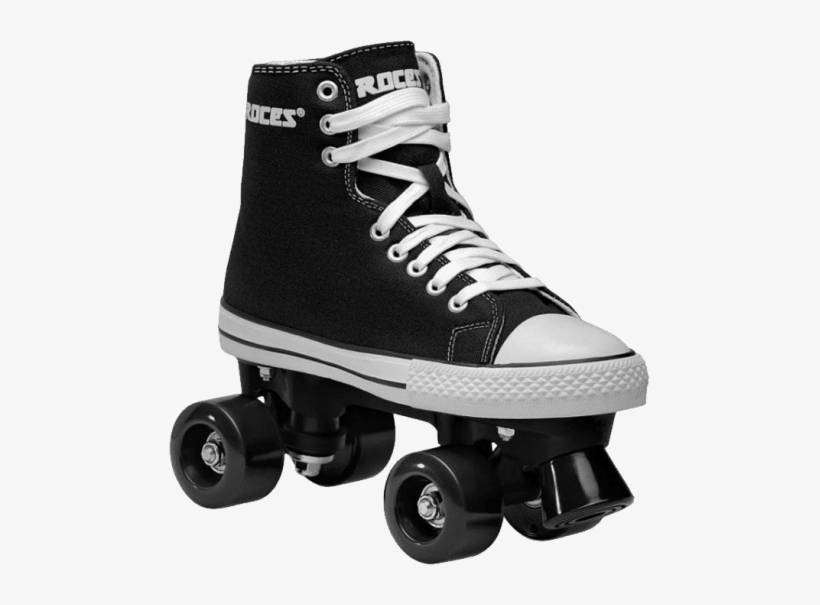 Free Png Roller Skates Png Images Transparent - Roces Chuck Classic Canvas Roller Skates - Black, transparent png download