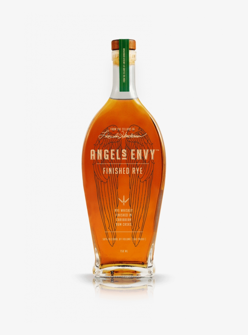 Front Bottle Rye - Angel's Envy Rum Cask Rye, transparent png download