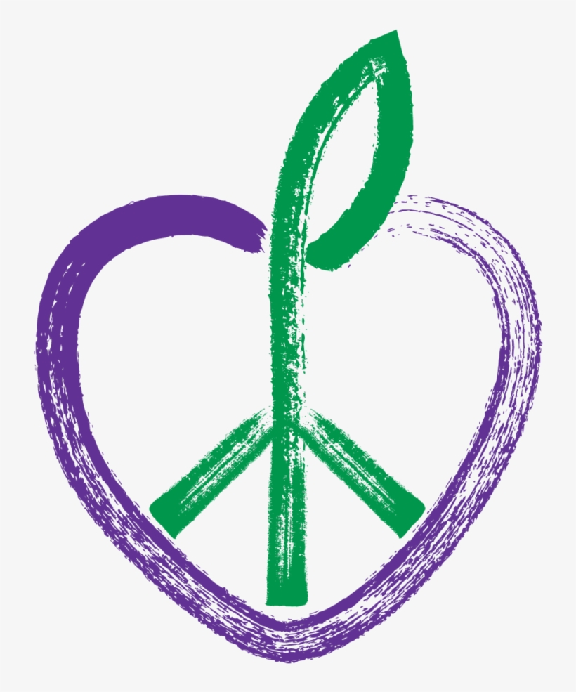 Peaceful Fruits Llc - Peace And Love Logo Png, transparent png download