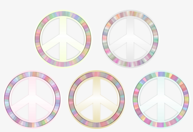 Peace Symbol Pastels Clipart Png For Web, transparent png download