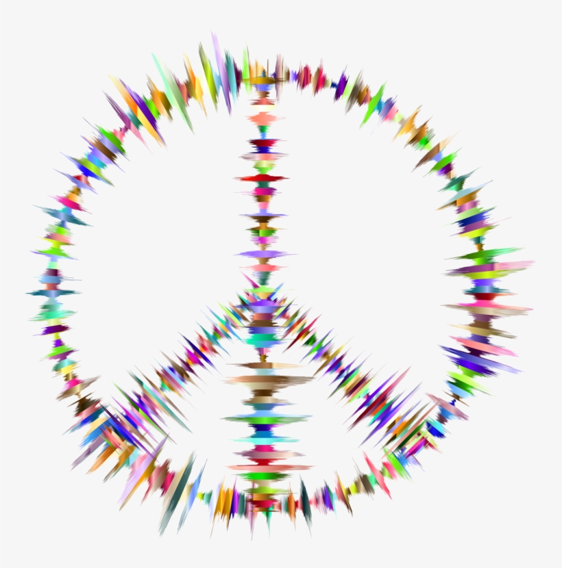 Peace Symbols Sign Hippie - Peace And Love Logo Png, transparent png download
