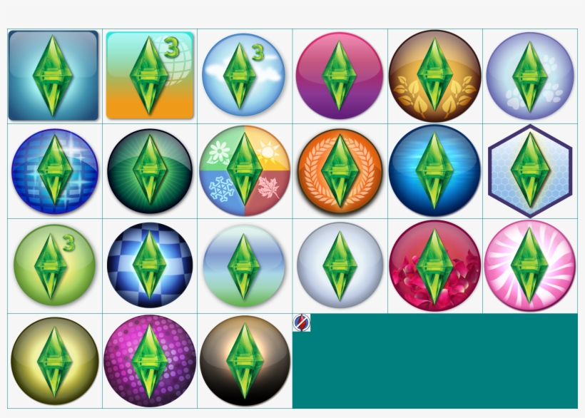Click For Full Sized Image Executable Icons - Sims 3 Game Icons, transparent png download